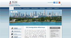 Desktop Screenshot of immi-usa.com