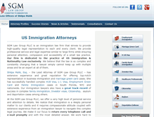 Tablet Screenshot of immi-usa.com